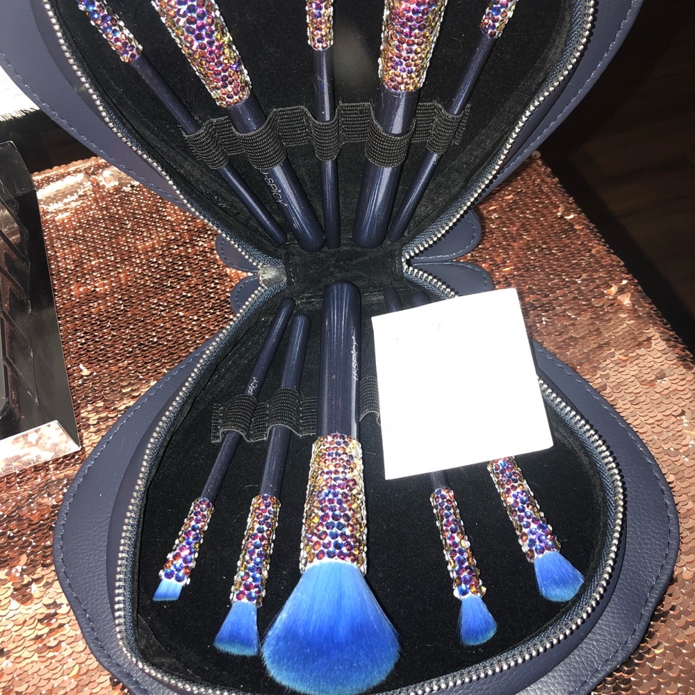Bling makeup brushes kit